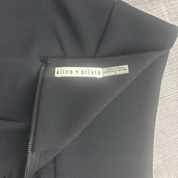 alice and olivia ruffle black skort - Picture 3 of 4